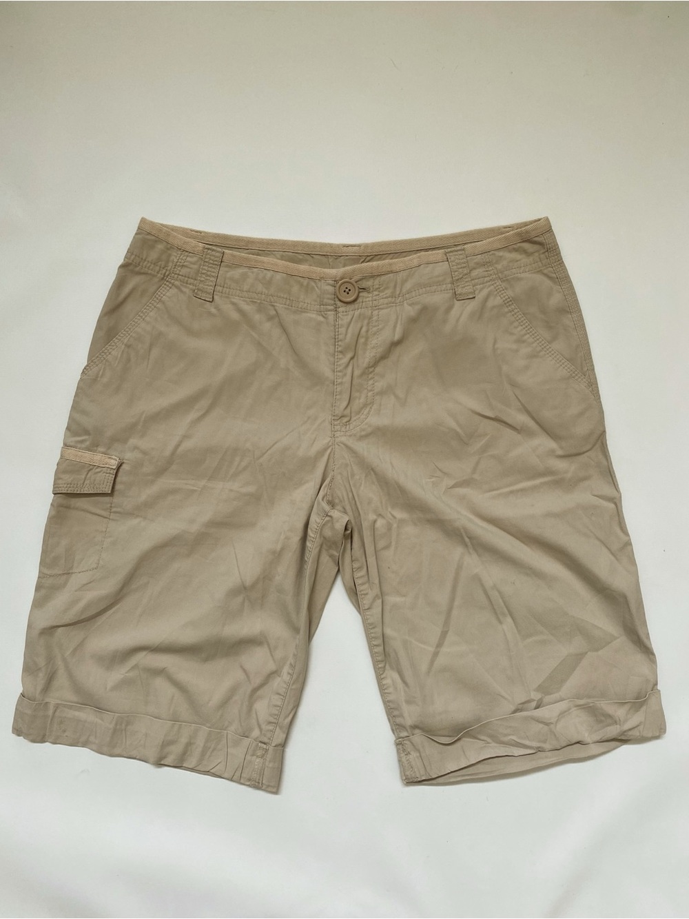 DKNY Jeans Khaki Cargo Shorts, women’s 10